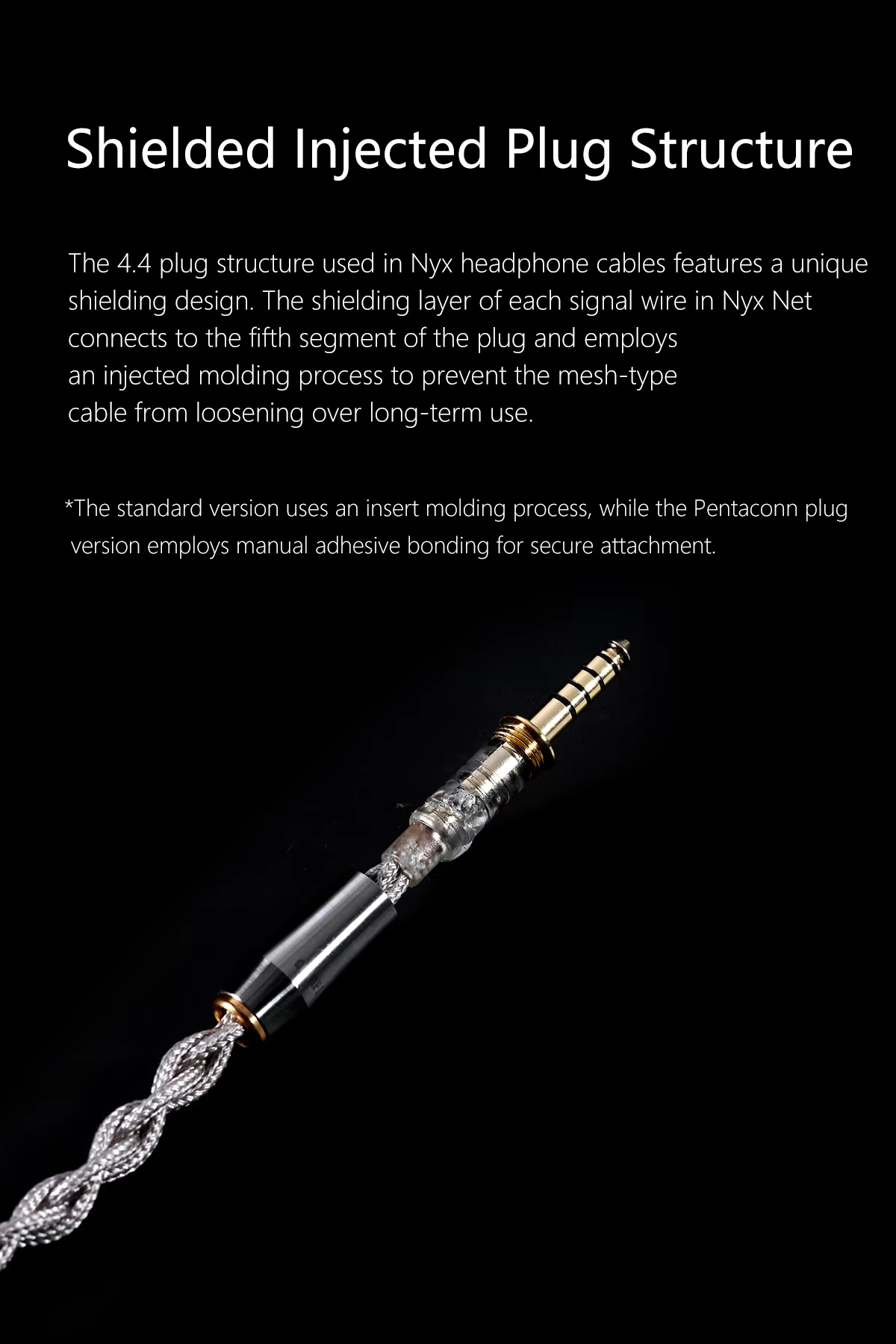 [PreOrder] DD BC130 (Nyx Net) สายอัพเกรดหูฟัง ความบริสุทธิ์สูง เปลี่ยนขั้วหูฟังได้ ประกันศูนย์ไทย