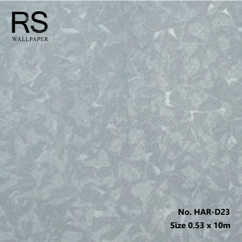 วอลเปเปอร์เทกเจอร์ลายพู่กันปาดสีฟ้าอมเงิน HAR-D23