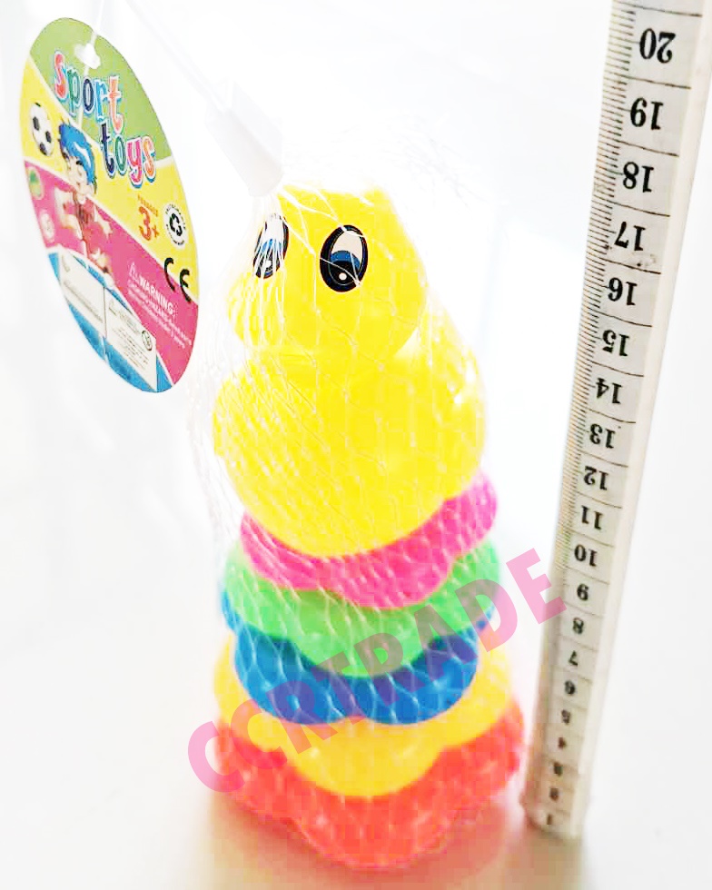 เป็ดโยนห่วง 5 ชั้นถุงตาข่าย 15.5 ซม.