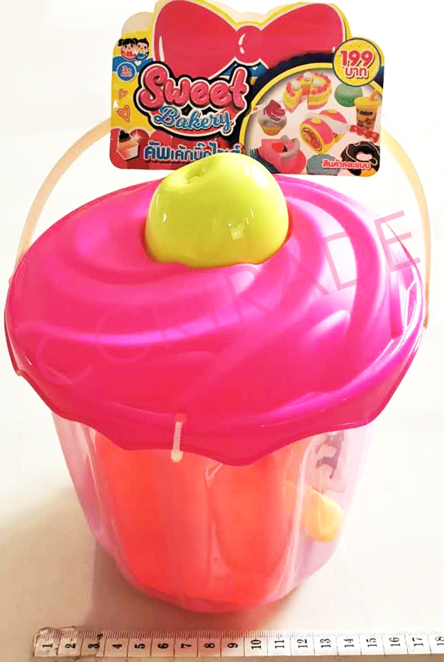 ถังคัพเค้ก+ขนมผ่าได้จัมโบ้ 15x17.5 ซม.(1x3)