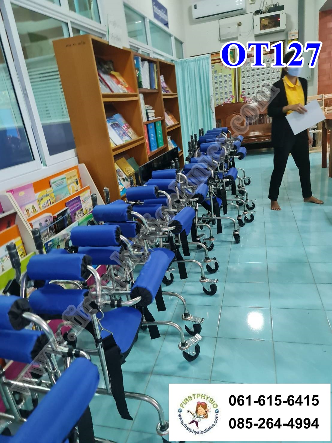 เครื่องฝึกเดินแบบมีล้อ สำหรับเด็ก