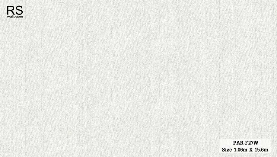 วอลเปเปอร์ สีขาว ลายผ้า PAR-F27W