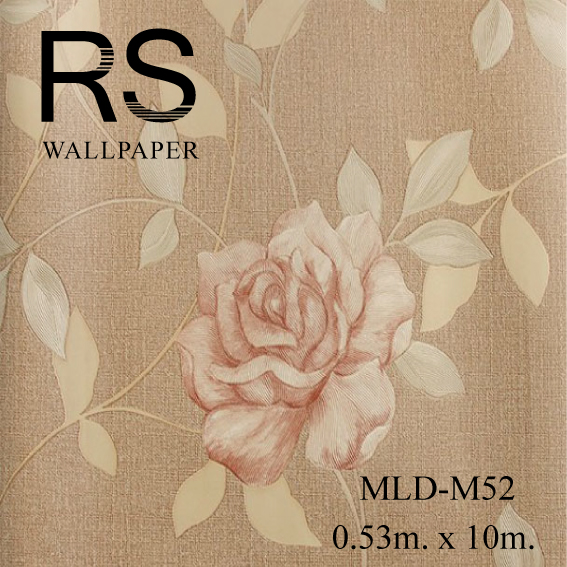 วอลเปเปอร์ลายดอกไม้ MLD-M52