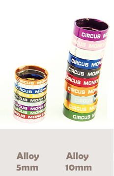 แหวนรองคออลูมิเนียม CIRCUS MONKEY