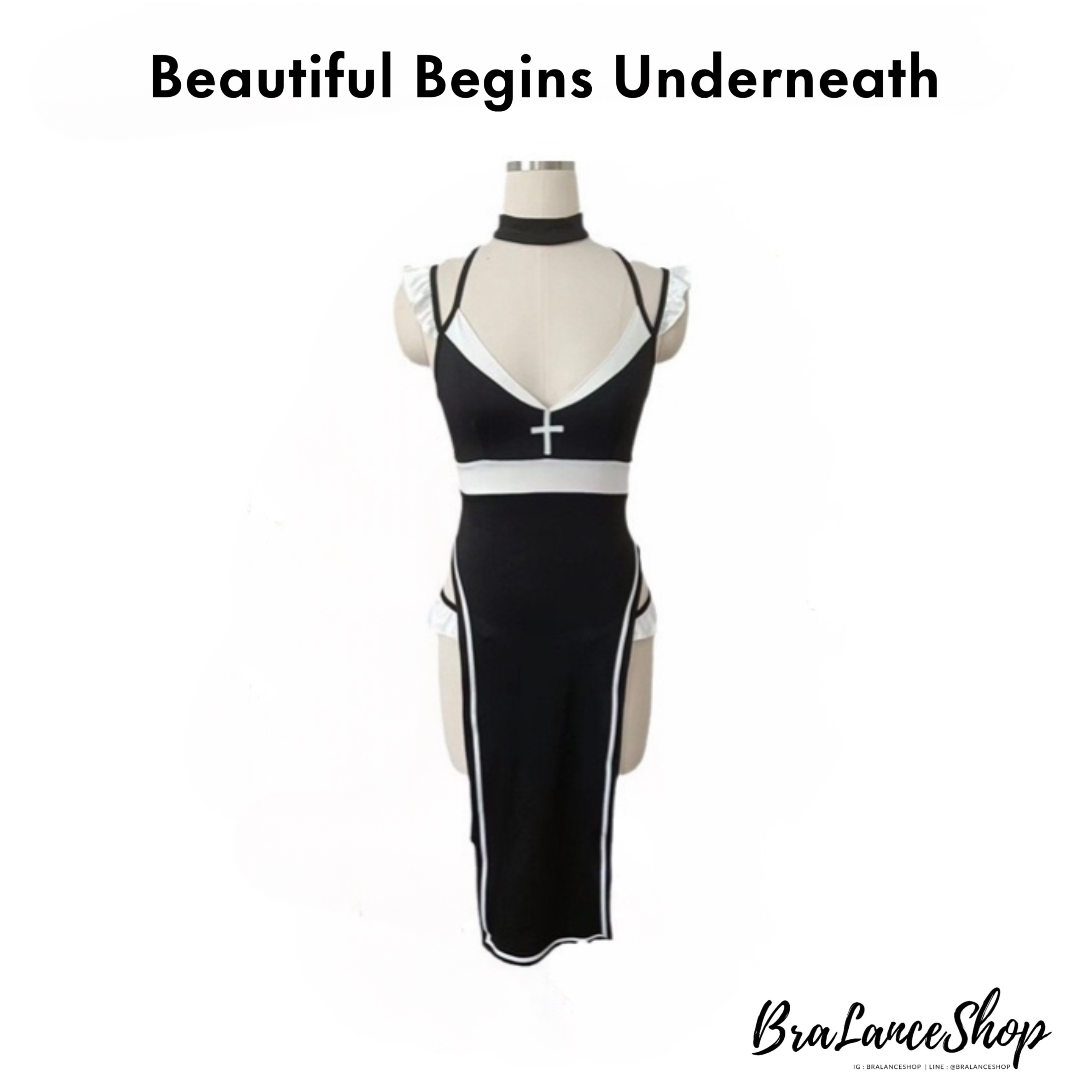 BLS✿8707 ชุดคอสเพลย์แม่ชีฮาโลวีน