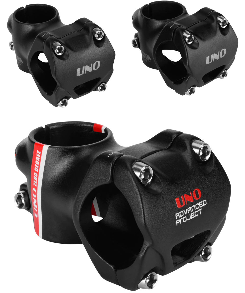 สเต็มจักรยานอลูมิเนียม UNO 0 degree ยาว 35มม. 45มม.