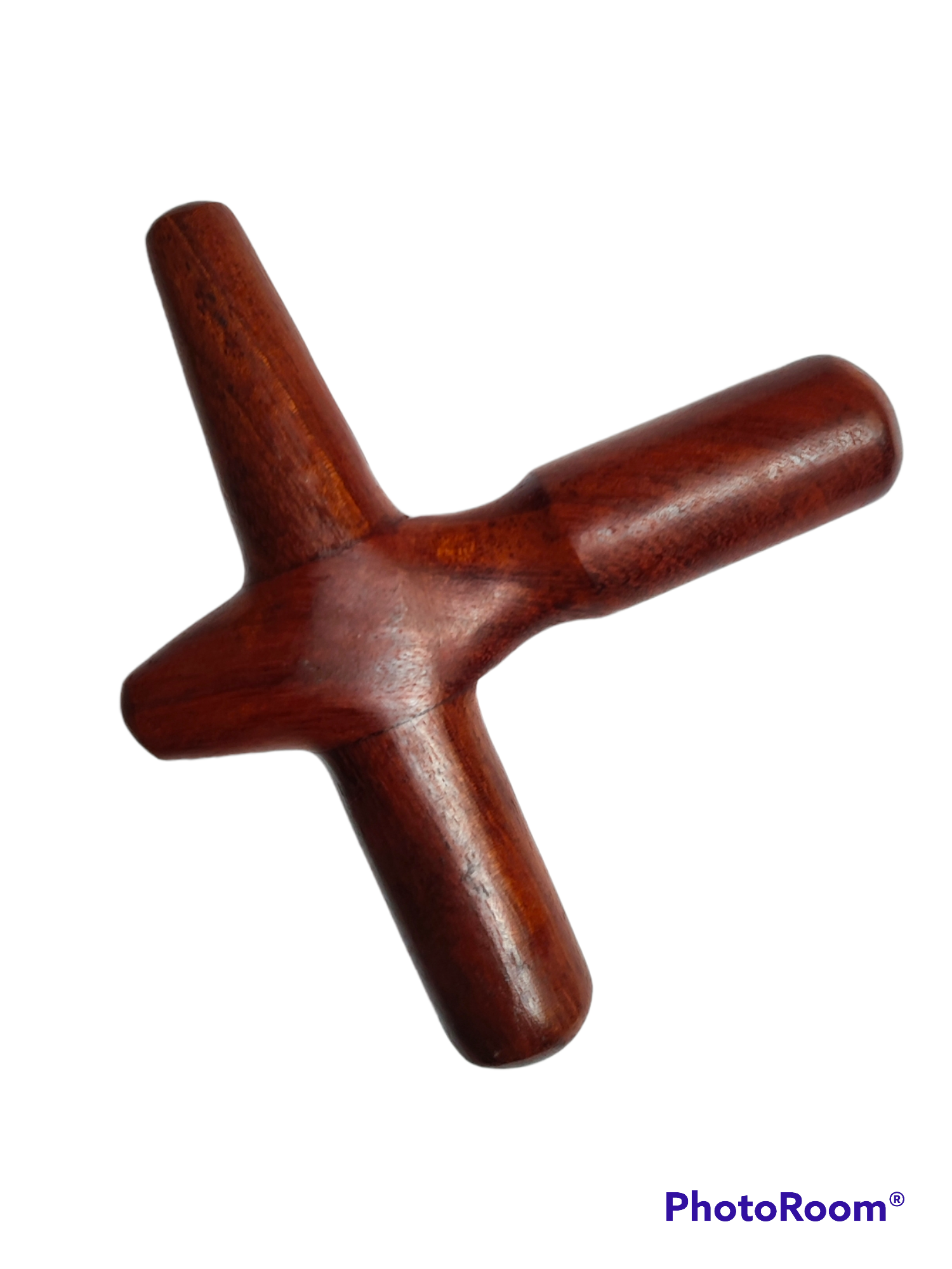 ไม้นวดกดจุด 4 แฉก (ไม้แดง)