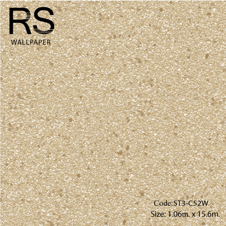 วอลเปเปอร์ลายหินกรวดมีกลิตเตอร์ ST3-C52W