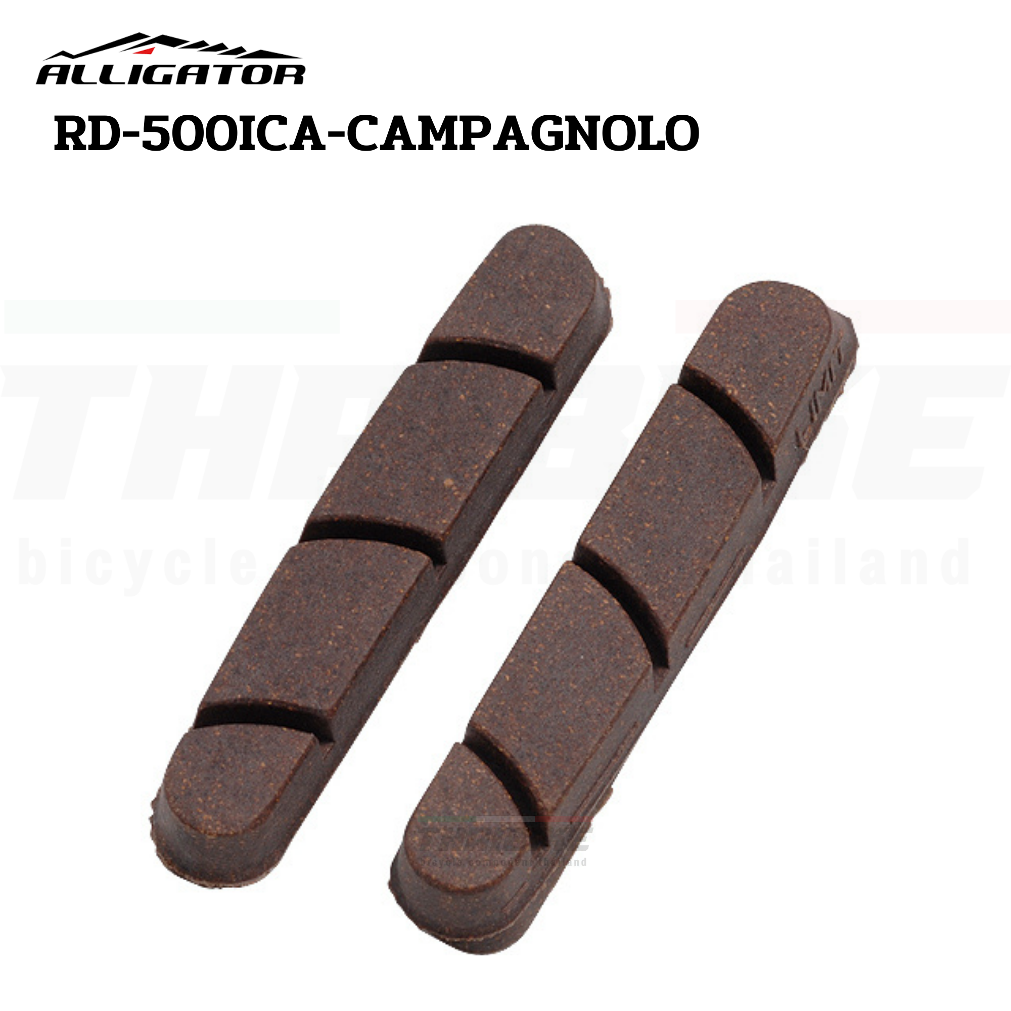 ผ้าเบรคจักรยานล้อคาร์บอน ยางเบรคล้อคาร์บอน ALLIGATOR RD-300ICA RD500ICA SHIMANO CAMPAGNOLO