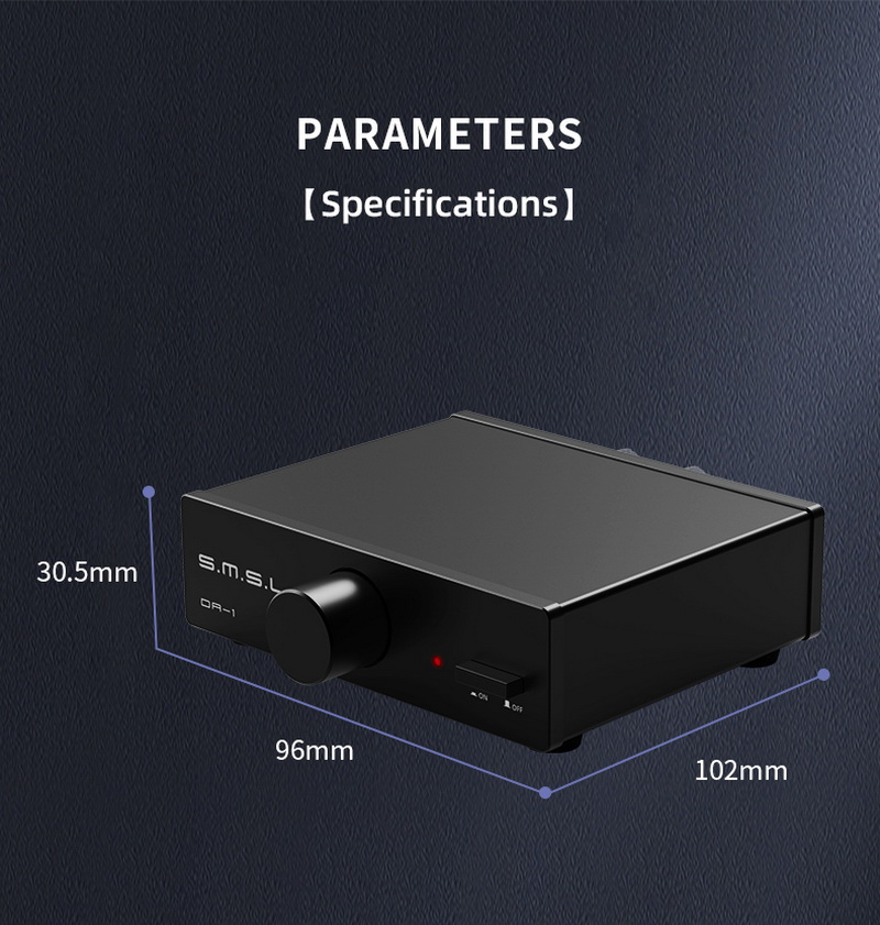 SMSL DA-1 Power Amplifier ตั้งโต๊ะราคาประหยัด เสปคอลัง ประกันศูนย์ไทย