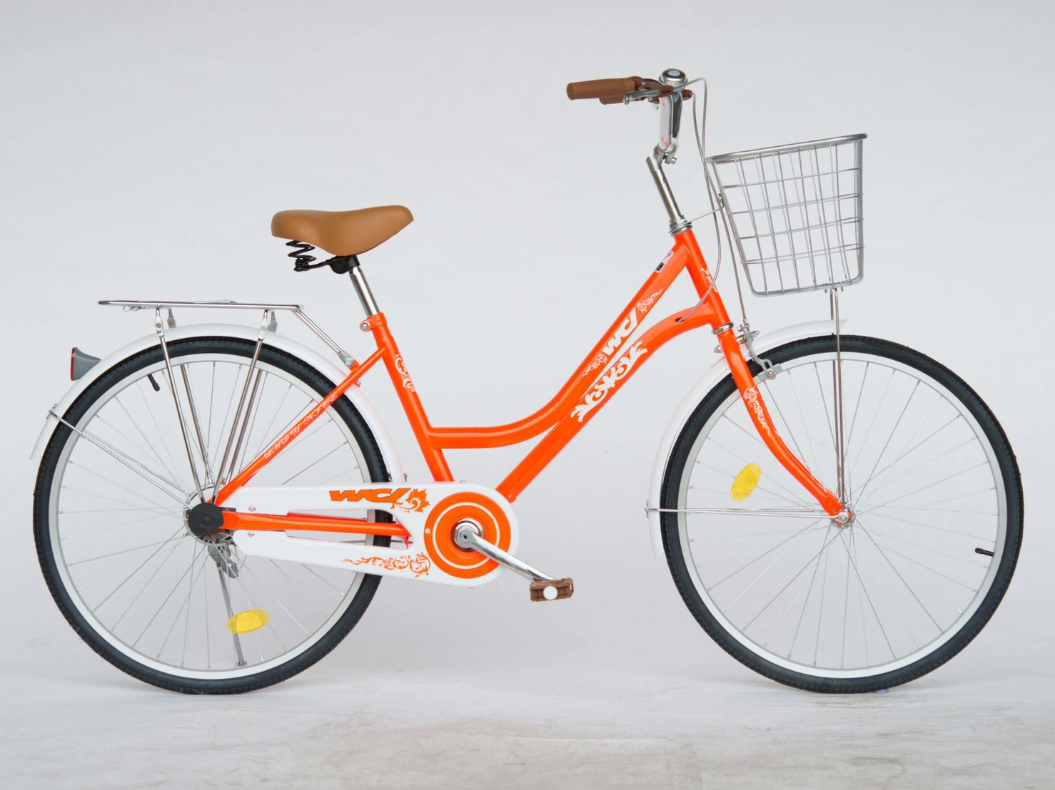 จักรยาน แม่บ้าน Wci รุ่น Leaf ล้อ 26" สีส้ม
