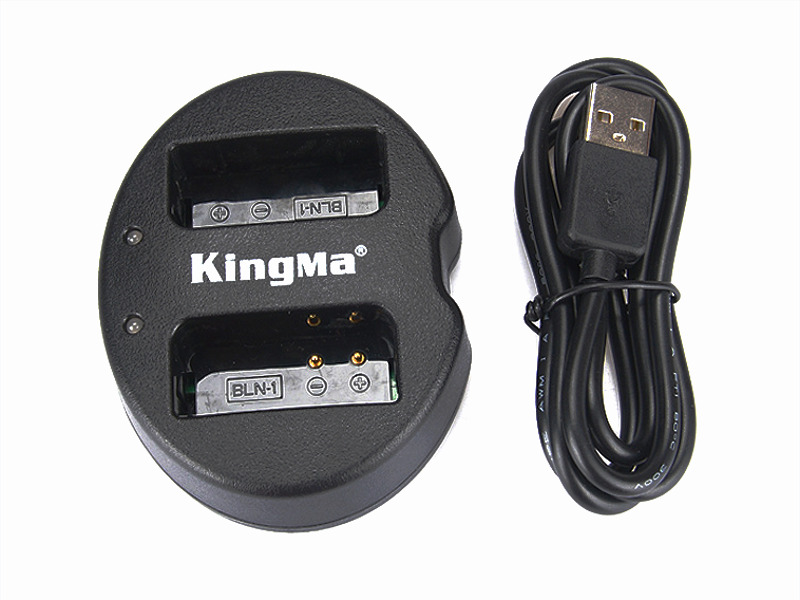 Kingma Olympus BLN-1 USB Dual Battery Charger แท่นชาร์จแบ็ตเตอรี่ โอลิมปัส for E-M1, E-M5, E-M5 Mark II, E-P5, PEN-F