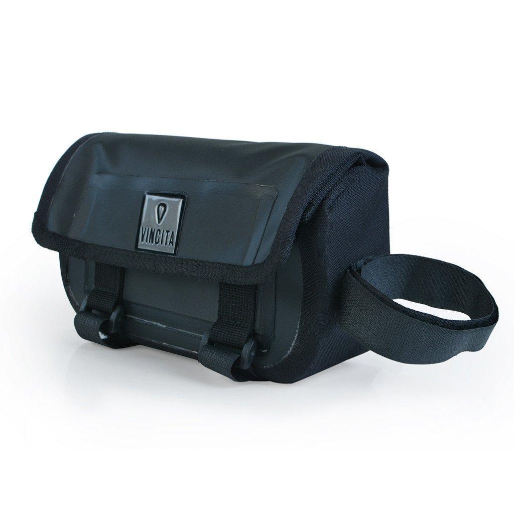 VINCITA B026WP กระเป๋าเบนโตะกันน้ำวางบนเฟรม black