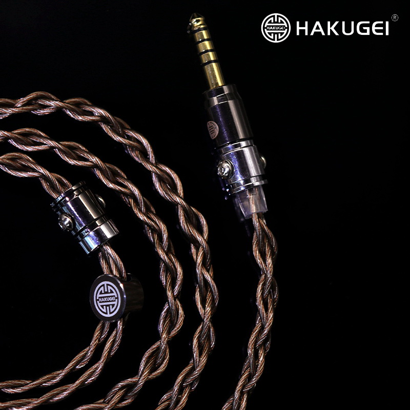ขาย Hakugei Antiquity สายอัพเกรดหูฟัง 6N OCC ทองแดง+สายชุบเงิน แบบ Litz