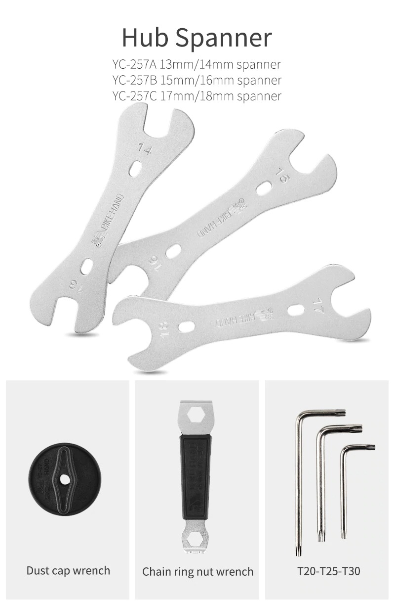 ชุดใหญ่ ชุดเครื่องมือซ่อมจักรยาน BIKE HAND YC-721 20 ชิ้น