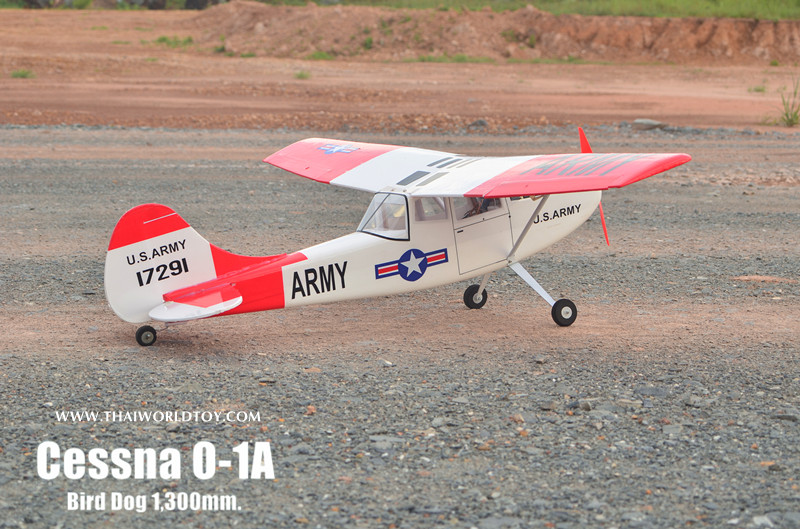 Cessna 0-1A Birddog US.ARMY 1,300MM. (ชุดPNP)