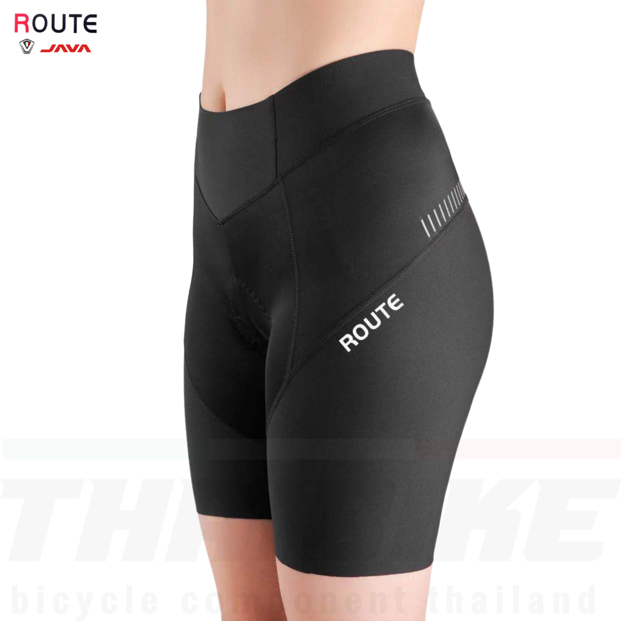ผู้หญิง กางเกงปั่นจักรยานขาสั้นเป้าอิตาลี ยี่ห้อ Route by JAVA ของแท้ มีกล่อง