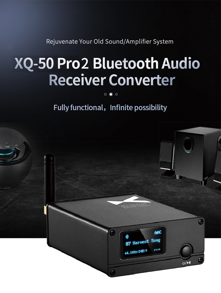 ขาย xDuoo XQ-50 PRO 2 DAC AMP ตั้งโต๊ะ เปลี่ยนลำโพงของคุณ ให้รองรับ Bluetooth 5.1 รองรับ APTX HD , LDAC