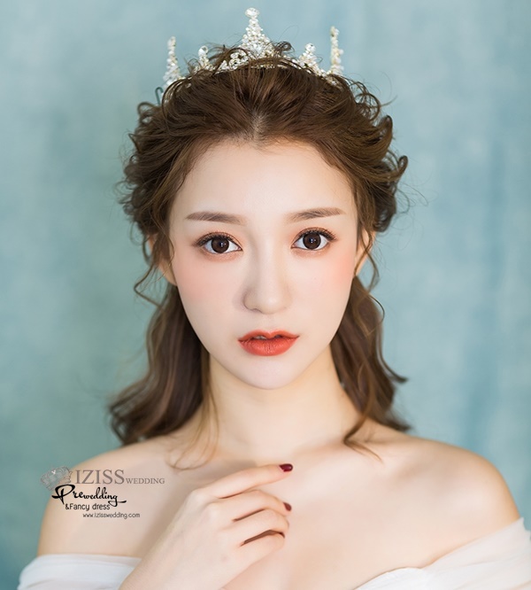 AC024 **พรีออเดอร์**ชุดเทียร่า มงกุฎเพชร ชุดเครื่องประดับเจ้าสาวสวยหรูดุจเจ้าหญิง