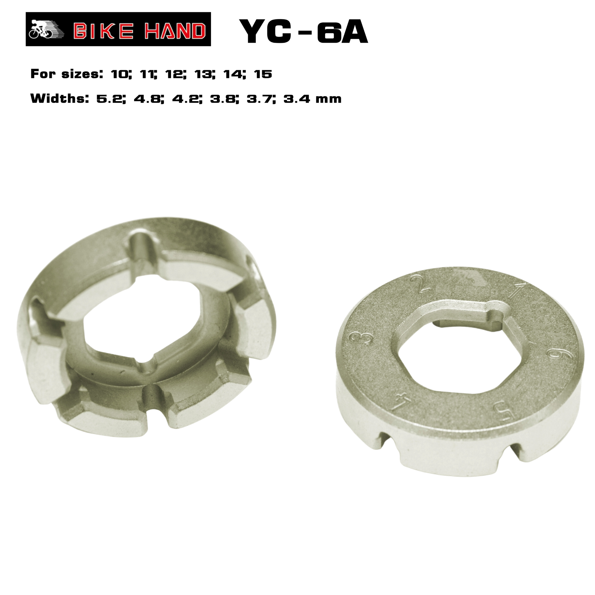 ตัวขันซี่ลวดจักรยาน BIKE HAND YC-6A 14G /15G nipples