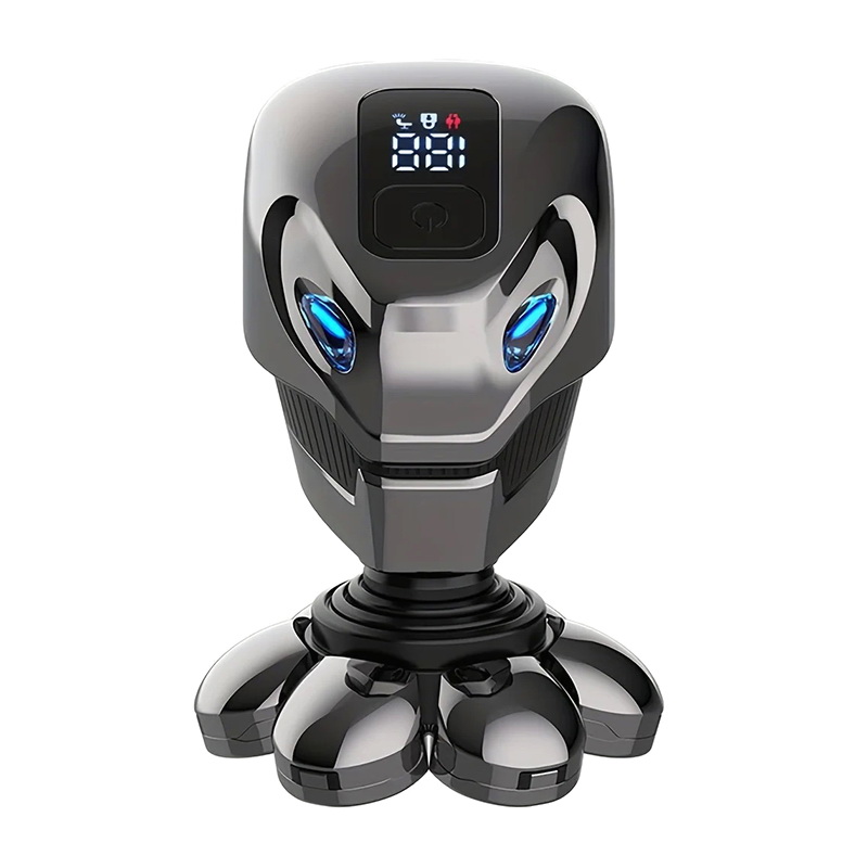 X-Tips Shaver เครื่องโกนหนวด โกนผม 7 หัว มัลติฟังก์ชั่น 5 in 1 รองรับ IPX6 จอแสดงผล LCD ในตัว