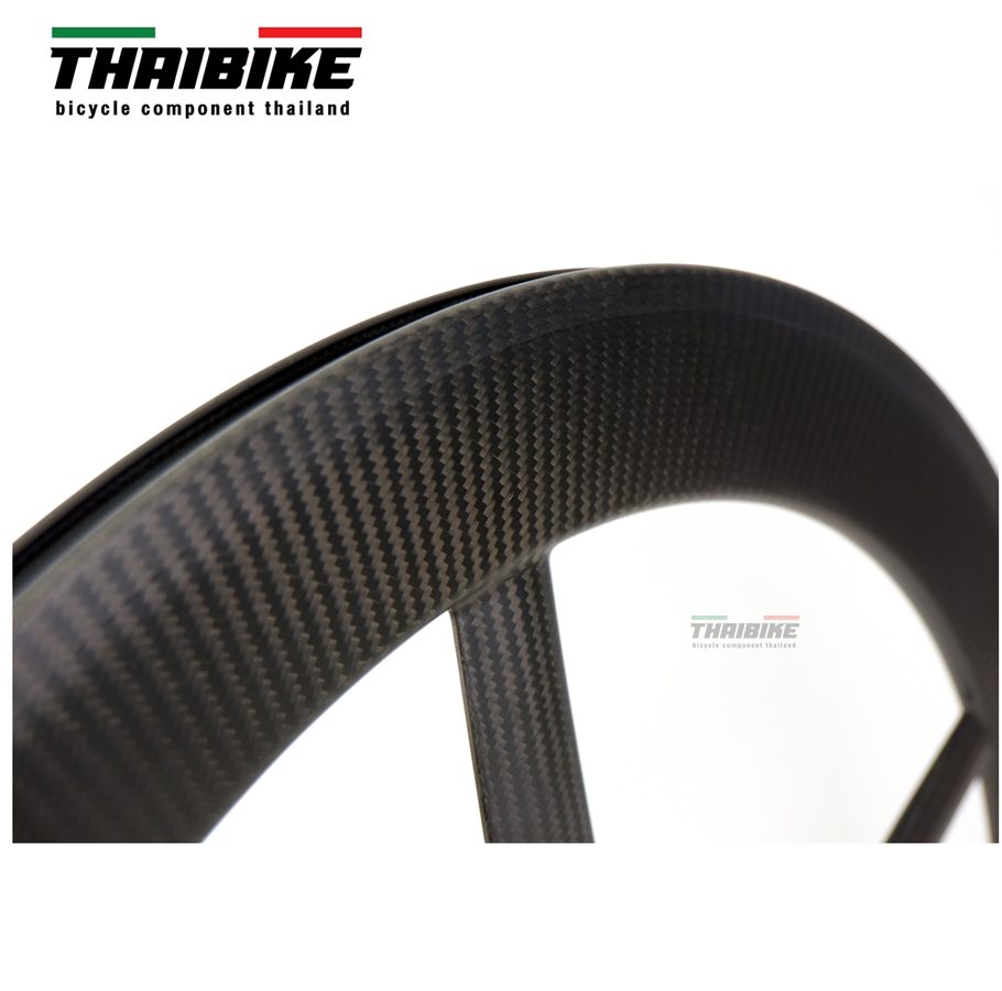 ล้อจักรยานคาร์บอนแบบปลาดาว 5 ก้าน 700C FULL CARBON Carbon 5 starfish spokes 5 wheels