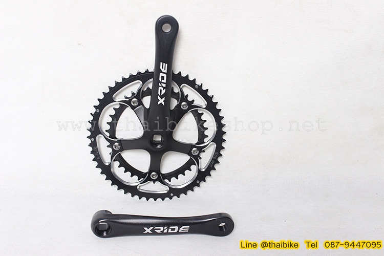 ขาจานจักรยาน XRIDE CNC 53/39