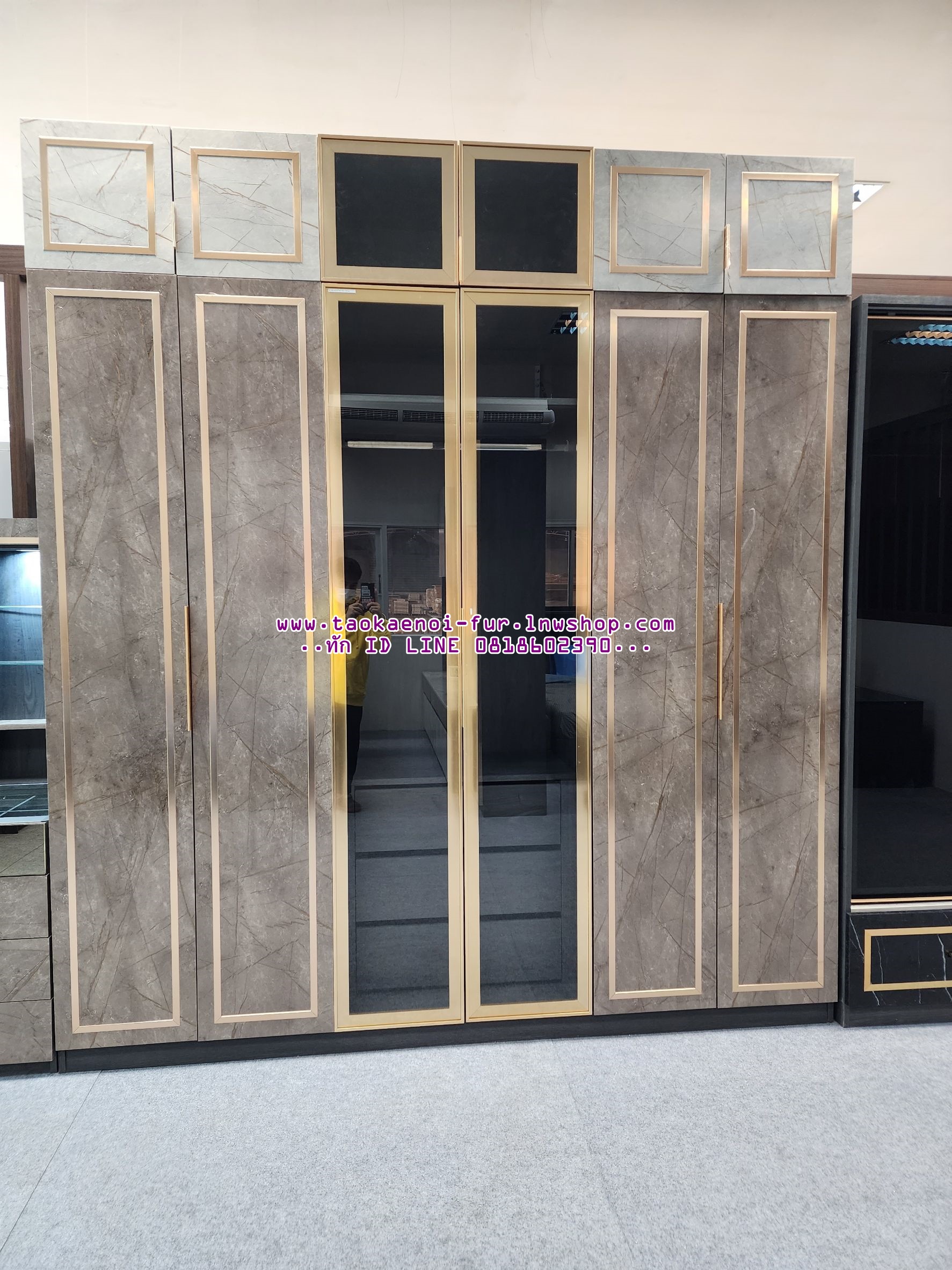 GC-2401-B ตู้เสื้อผ้า 240 ซม.