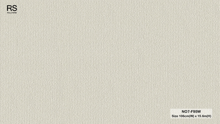 วอลเปเปอร์ สีครีม Ivory NO7-F95W