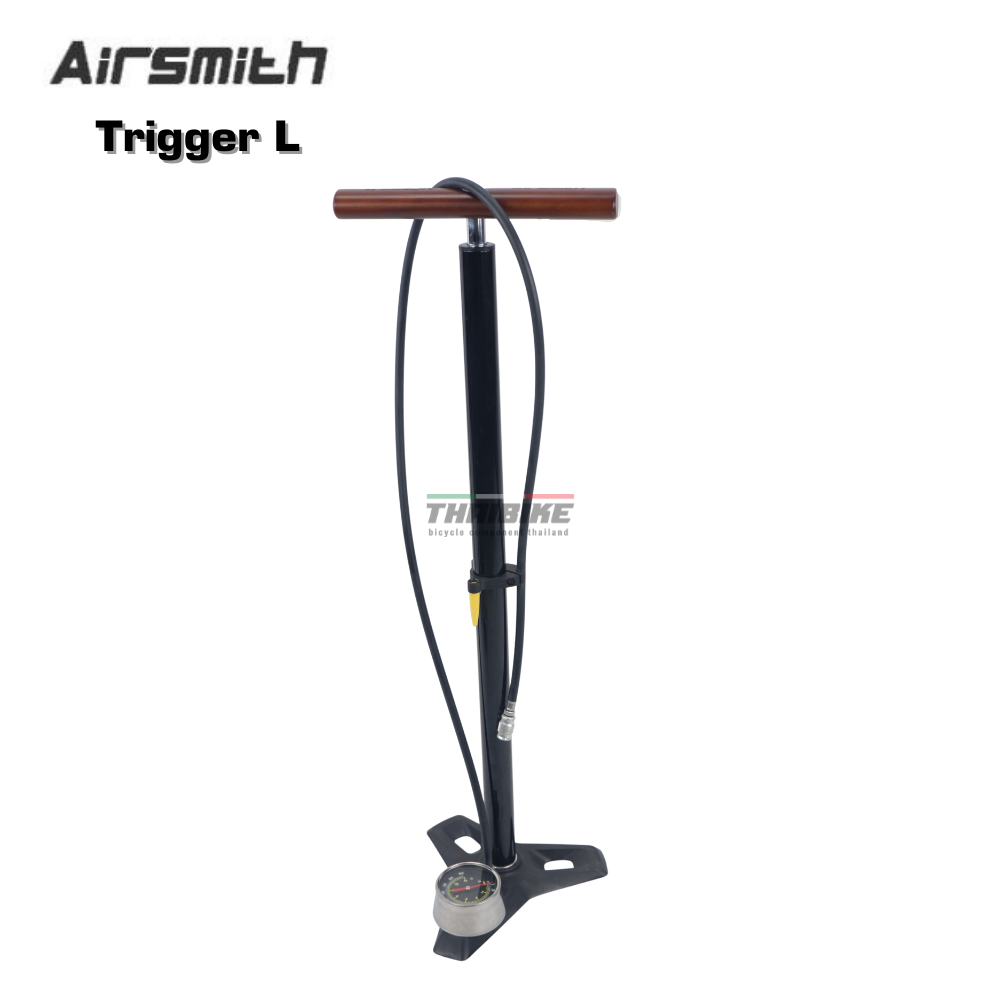 สูบจักรยานตั้งพื้น AIRSMITH TRIGGER จักรยาน มอเตอร์ไซต์ รถยนต์