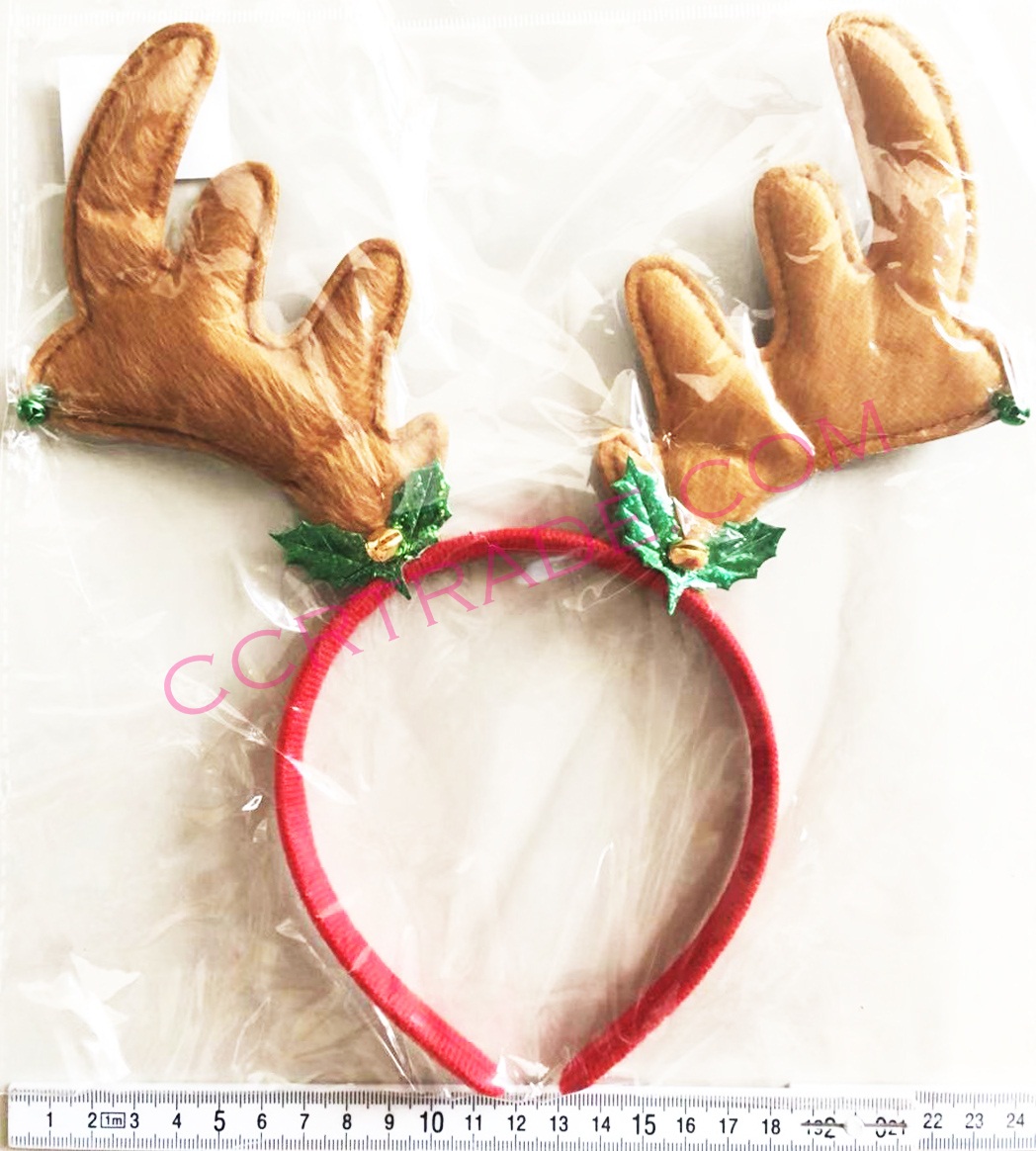 คาดผมเขากวาง มีกระดิ่ง 24x25 ซม.