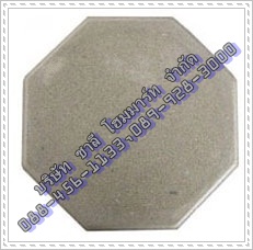 อิฐแปดเหลี่ยมสีเทา