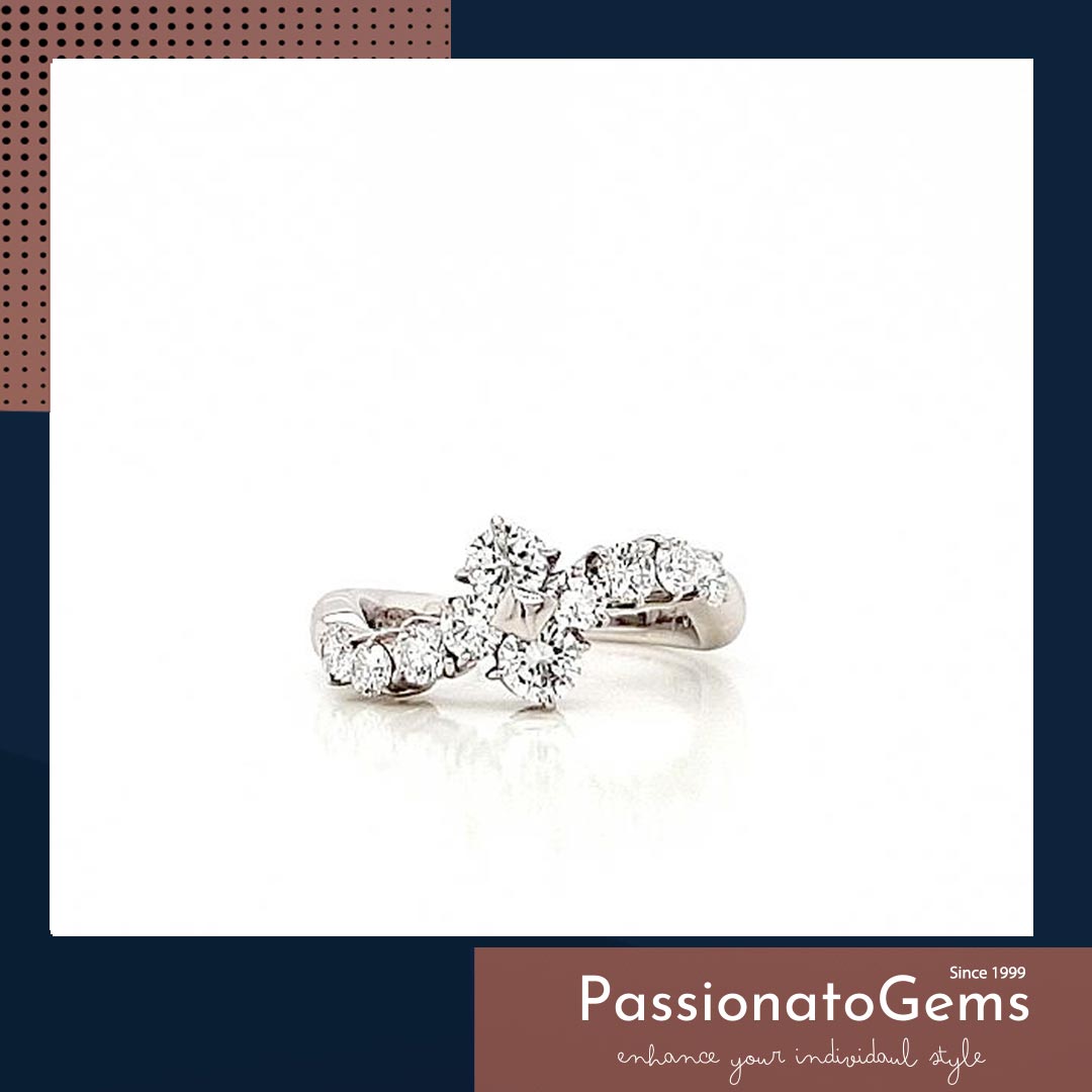รหัส N1RPT0916-10 แหวนเพชร เพชรน.นรวม 1.00 กะรัต มีวงเดียวเท่านั้น Line : @passiongems (อย่าลืมใส่ @หน้าpassiongems นะคะ)