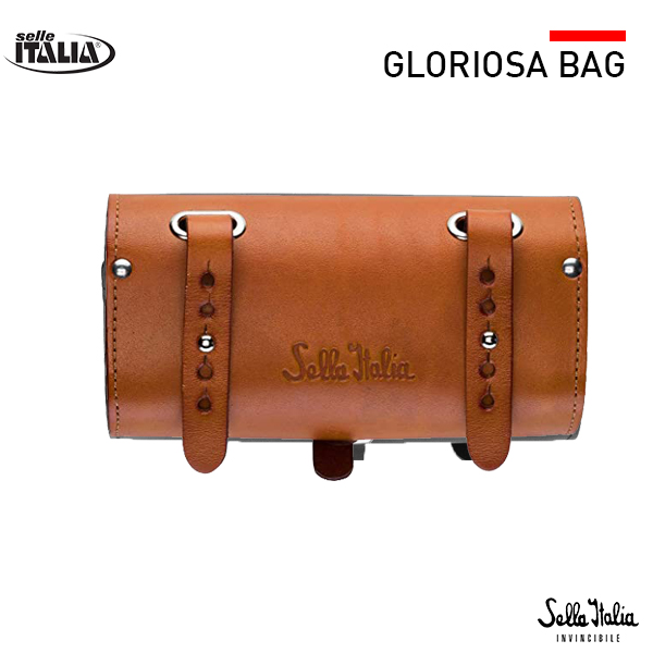 กระเป๋าติดใต้อานจักรยาน SELLE ITALIA GLORIOSA BAG, ทำจากหนังแท้