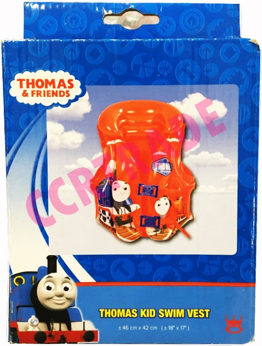 เสื้อชูชีพเป่าลม โทมัส 42x46 ซม.(ลิขสิทธิ์แท้)(1x3)
