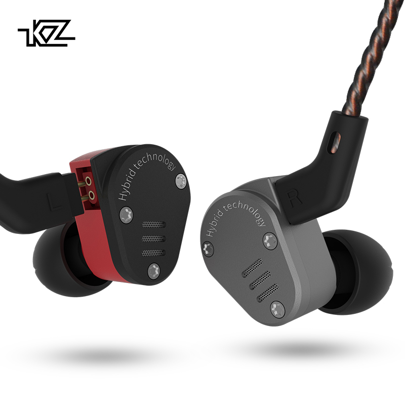 ขาย KZ ZSA หูฟัง Hybrid 2 ไดร์เวอร์ (1DD+1BA) ถอดสายได้