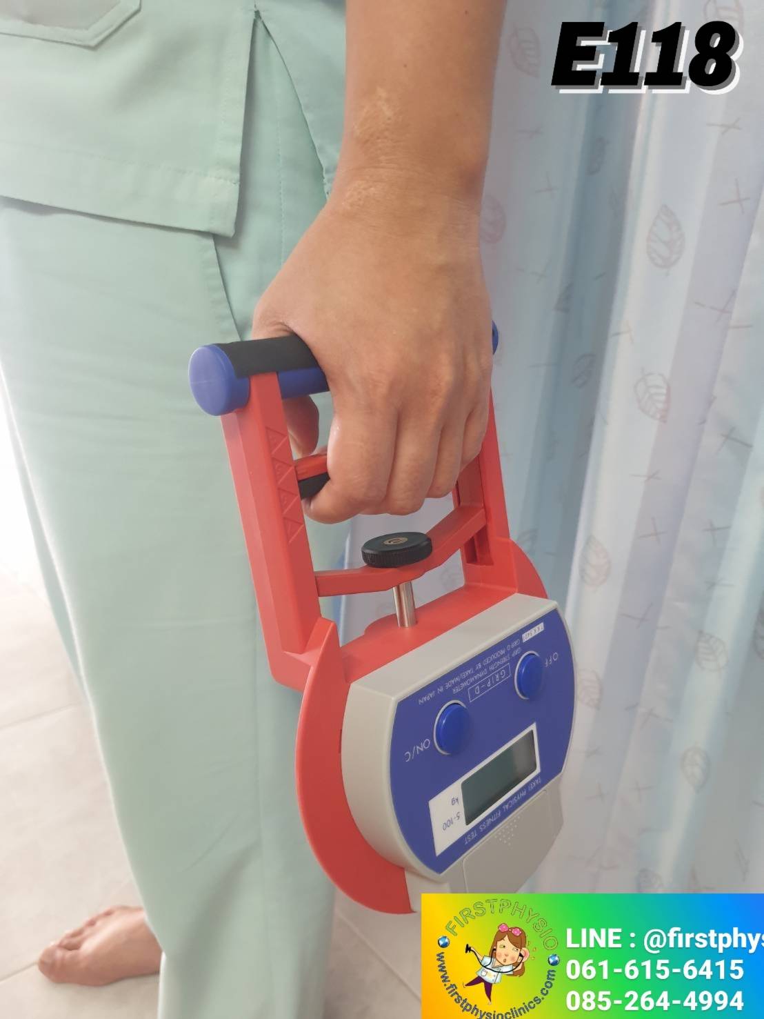 เครื่องวัดแรงบีบมือแบบดิจิตอล/วัดแรงบีบมือแบบดิจิตอล/เครื่องบีบมือแบบดิจิตอล (Hand grip dynamometer Digital)