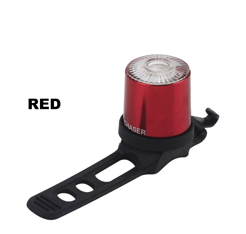 ไฟท้ายจักรยานแบบแม่เหล็ก ชาร์จ USB magnet ไฟสองสี ติดหมวก ติดหลักอาน