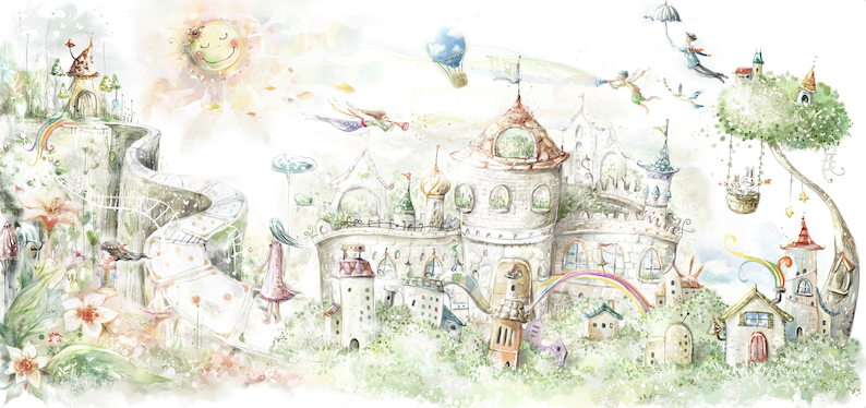 วอลเปเปอร์ห้องเด็ก ลายการ์ตูน (สั่งผลิต)