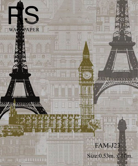 วอลเปเปอร์ลายตึก FAM-J23