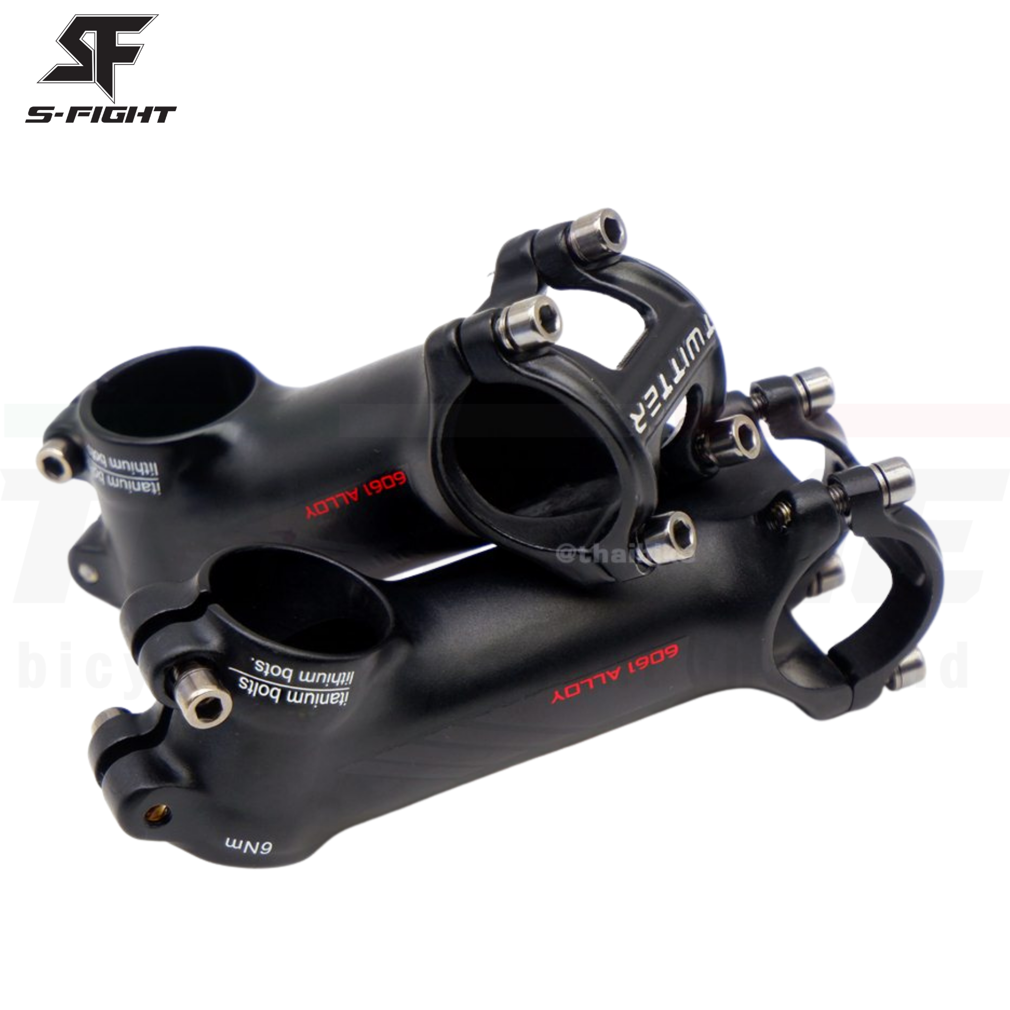 สเต็มจักรยานอลูมิเนียม T.WITTER ทวิสเตอร์ +-25 องศา 70/90/100 มม.