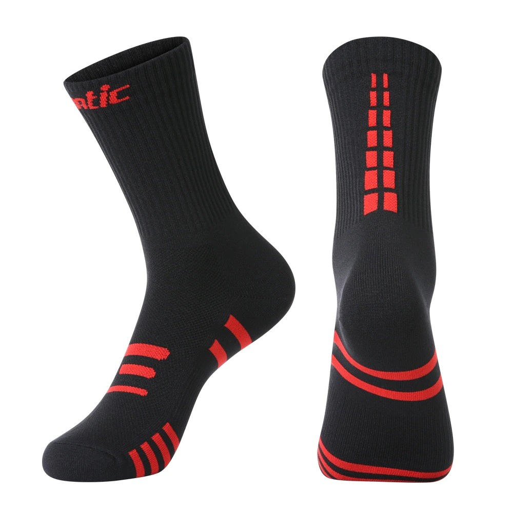 ถุงเท้าปั่นจักรยานเสือหมอบ เสือภูเขา SANTIC WM0P069 แบบยาวพิเศษ