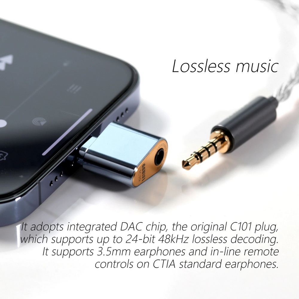 ขาย DD TC35i 2022 แจ็คแปลง Lightning ให้รองรับหูฟัง 3.5mm มาตรฐาน