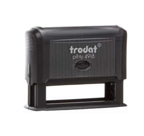 ตรายางหมึกในตัวTRODAT ขนาด 15*75 มม.