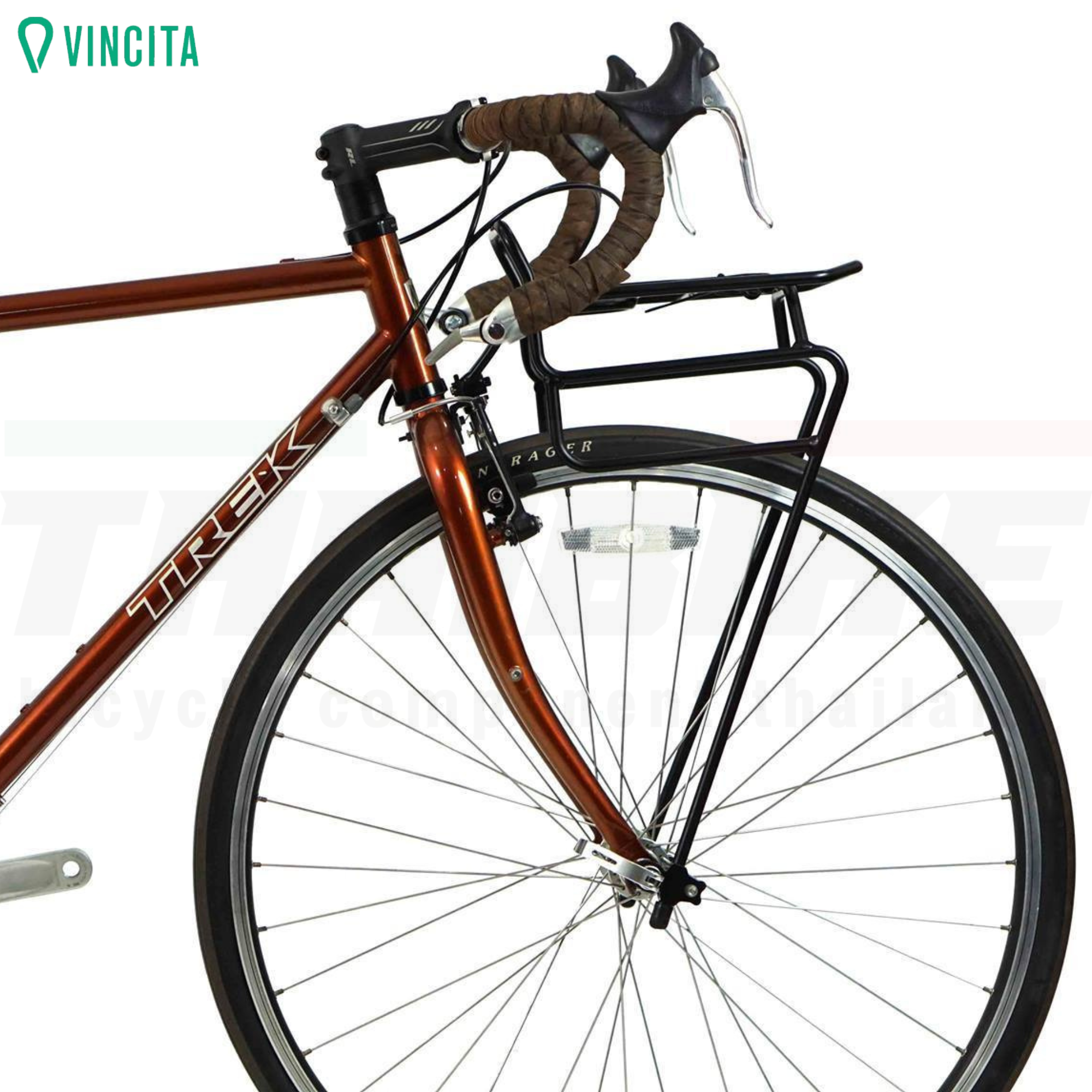 VINCITA C004 Pro — ตะแกรงหน้าจักรยานแบบแกนปลดเร็ว (สำหรับล้อ 24–28")