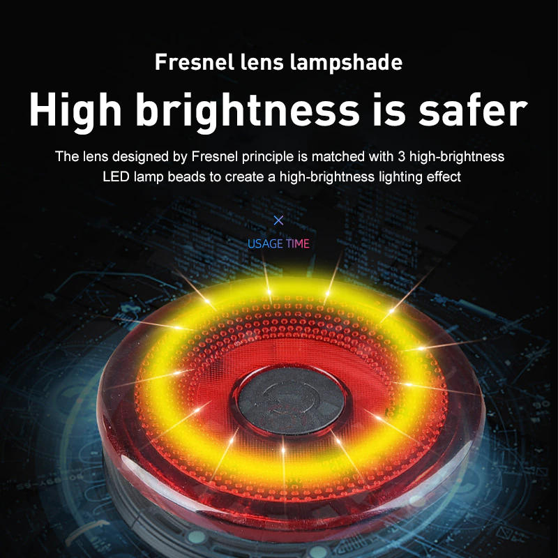 ไฟท้ายจักรยาน THAIBIKE Highlight Creative Taillights ไฟสีแดง