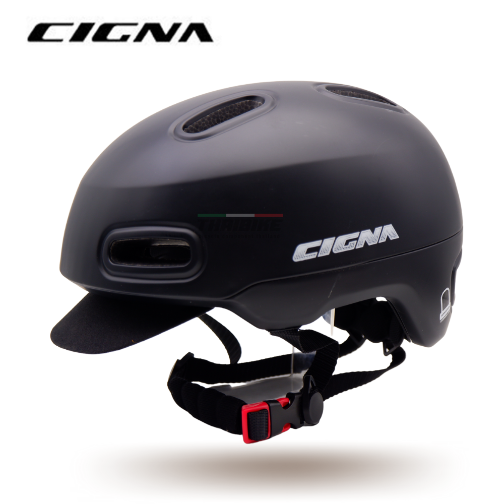 หมวกจักรยานแบบกลม มีแก็บกันแดด CIGNA หมวกผู้ใหญ่ SIZE L 57-62CM