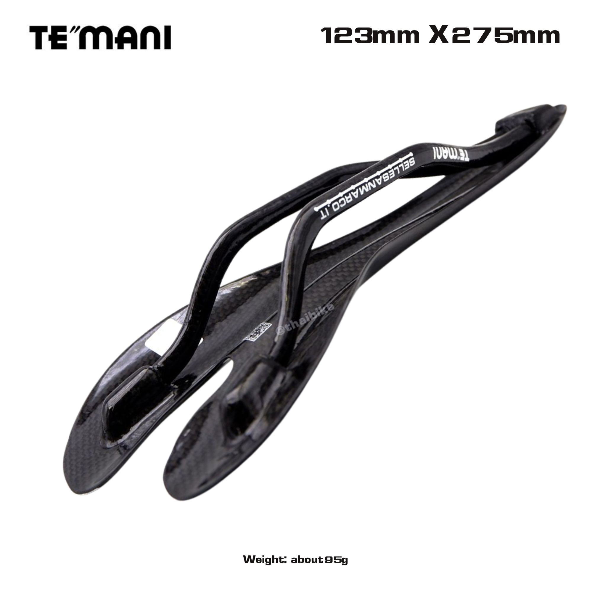 อานจักรยานเสือหมอบ น้ำหนักเบา ฟูลคาร์บอน TEMANI