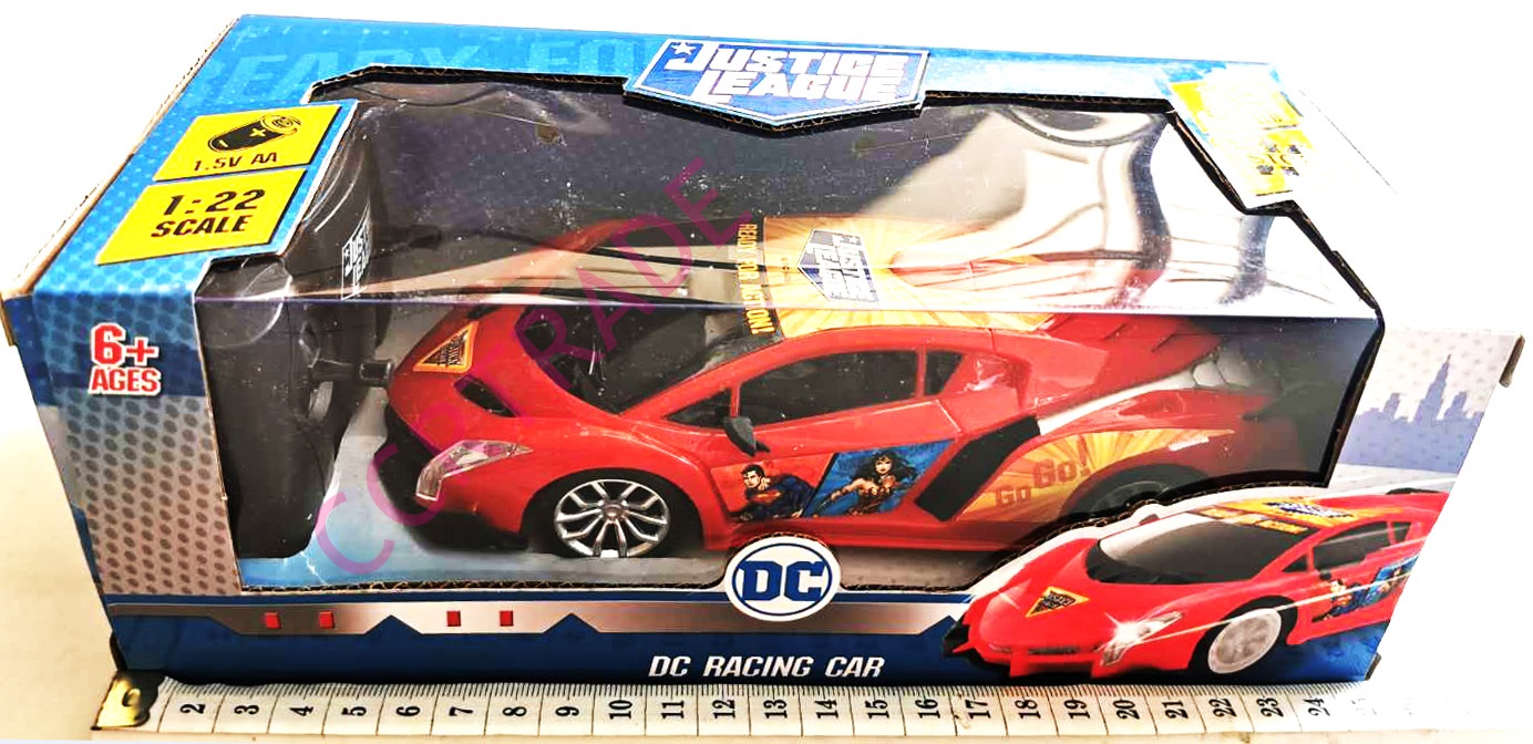 รถสปอร์ต DC บังคับไร้สาย มีไฟหน้า 11x25 ซม.กล่อง(ลิขสิทธิ์แท้)(1x3)