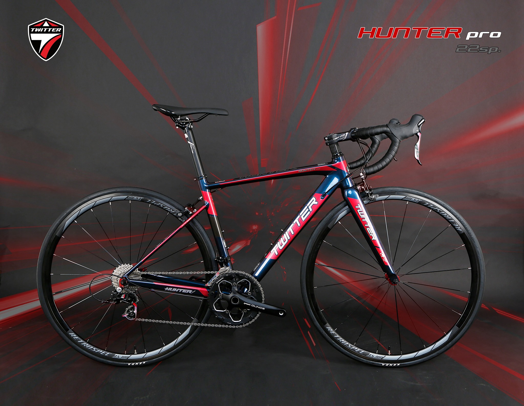 จักรยานเสือหมอบ TWITER รุ่น HUNTER PRO 11SPD